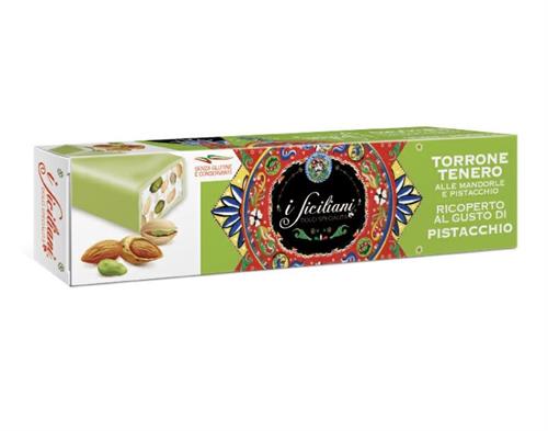 TORRONE ASTUCCIO MANDORLE RIC.PISTACCHIO GR.100 DOLGAM