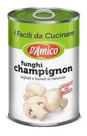 CHAMPIGNON NATURALI LATTA gr.400x24 D'AMICO