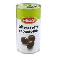 OLIVE NERE SNOCCIOLATE LATTA gr.350x12 D'AMICO