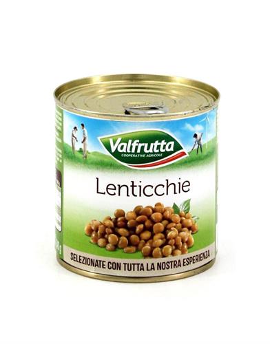 VALFRUTTA LENTICCHIE LATTA gr.400x12PZ.