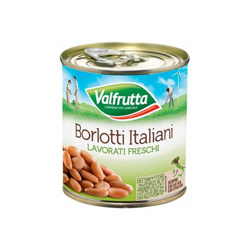 VALFRUTTA FAGIOLI BORLOTTI LATTA gr.400x12 PZ.