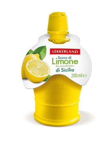 LEKKERLAND SUCCO LIMONE DI SICILIA ML.200x15 pz.