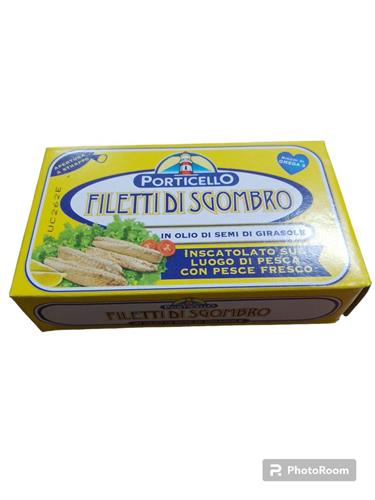 PORTICELLO SGOMBRO A FILETTI GR.125x25