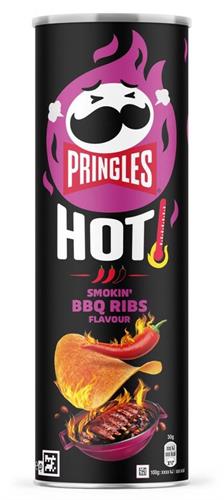 PRINGLES SMOKIN HOT BBQ GR.160 PZ.19