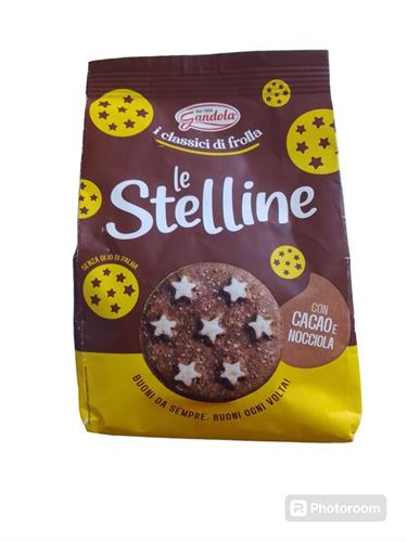 GANDOLA BISC.LE STELLINE gr.300x12