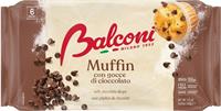 MUFFIN GOCCE CIOCCOLATO GR.240x12 BALCONI