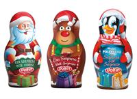 SOGGETTI NATALIZI CIOCCOLATO GR.80x12 DOLFIN cod.1350