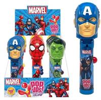 POP UPS LOLLIPOP MARVEL MIX PZ.12 GR.10 CASA DEL DOLCE