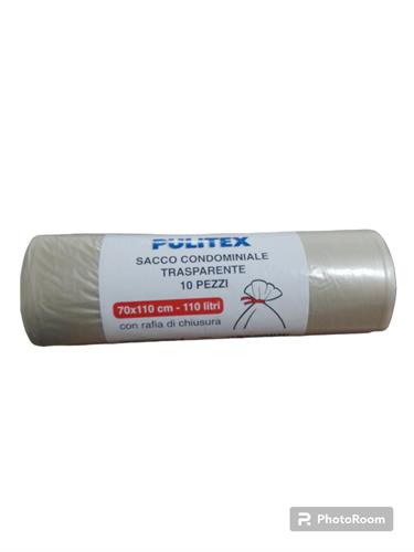 4040 PULITEX SACC.CONDOM.NEUTRO 70x110 x18