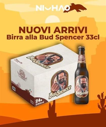 BIRRA ALLA BUD SPENCER alc.4,8% CL.33x24
