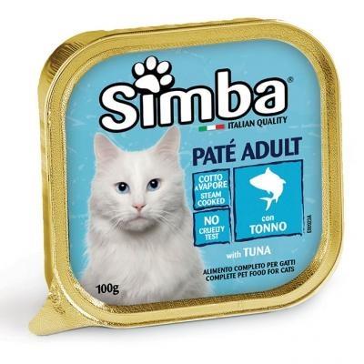 SIMBA GATTO PATE' TONNO VASCHETTA GR.100x32