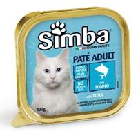 SIMBA GATTO PATE' TONNO VASCHETTA GR.100x32