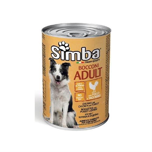 SIMBA CANE BOCCONI POLLO/TACCHINO GR.415x24