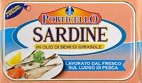 SARDINE OLIO SEMI PZ.25 GR.125 PORTICELLO
