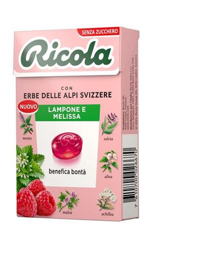 RICOLA AST.LAMPONE E MELISSA PZ.20 GR.50