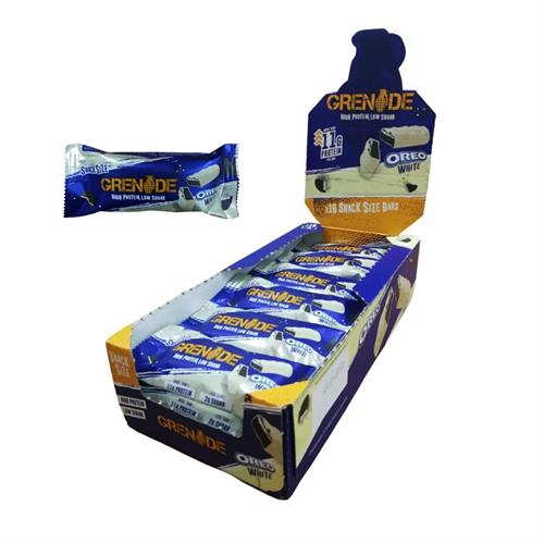 BARRETTE GRENADE WHITE OREO PROTEIN PZ.18 GR.35 MONDELEZ