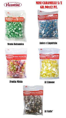 CARAMELLINA ASSORTITA S/Z GR.90x12 VICENTINI