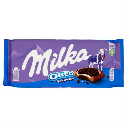 TAVOLETTA MILKA SANDWICH OREO GR.92x16 COD.2109