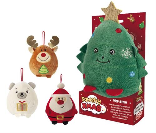 SQUISHY XMAS PELUCHE GR.50x6 DOLFIN cod.2490