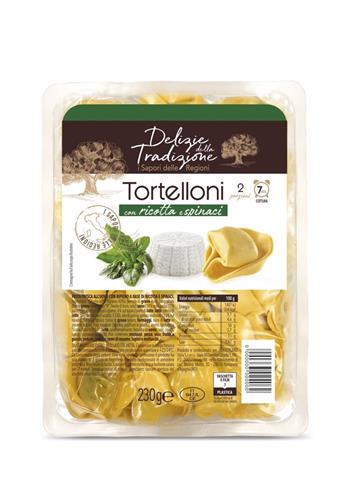 DELIZIE TRADIZ.TORTELLONI RIC.& SPINACI GR.230x14 PZ.