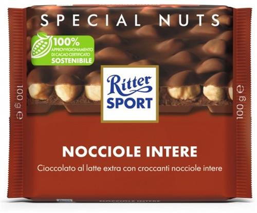 RITTER NOCCIOLE INTERE GR.100x20 pz. COD.7007