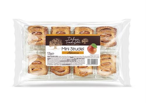 MINI STRUDEL ALBICOCCA DELIZIE TRADIZ.GR.135x18 PZ.