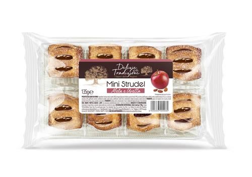 MINI STRUDEL MELA UVETTA DELIZIE TRADIZ.GR.135x18 PZ.