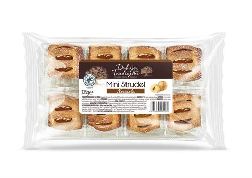 MINI STRUDEL NOCCIOLA DELIZIE TRADIZ.GR.135x18 PZ.