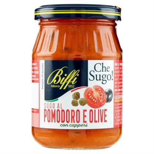 BIFFI SUGO POM.OLIVE E CAPPERI GR.190x 6 pz.
