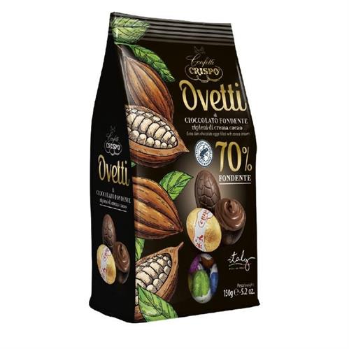 CRISPO BUSTA OVETTI FONDENTE 70% GR.150x1