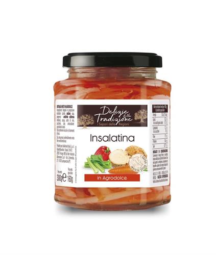 DELIZIE TRADIZ.INSALATINA IN AGRODOLCE gr.314x 8 pz.