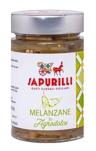MELENZANE IN AGRODOLCE GR.200x12 SAPURILLI