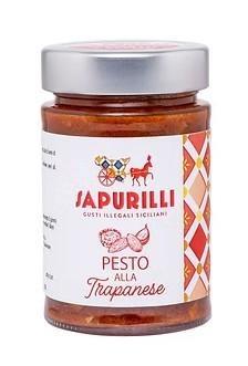 PESTO ALLA TRAPANESE GR.180x12 SAPURILLI