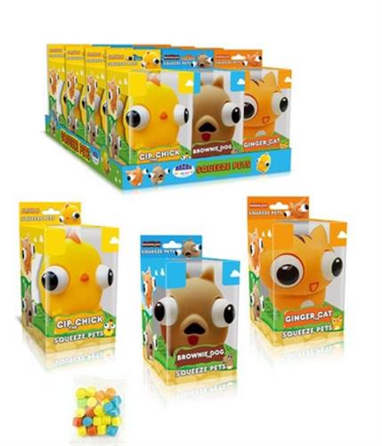 SQUEEZE PETS OCCHIONI ANIMALETTI PZ.12 GR.5 ROSSINI'S