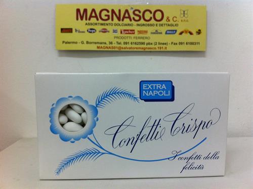CONFETTI MAND.PELATI FINI BIANCHI KG.1