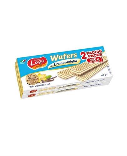 WAFER DOPPIO VANIGLIA GR.250 PZ.20 LAGO